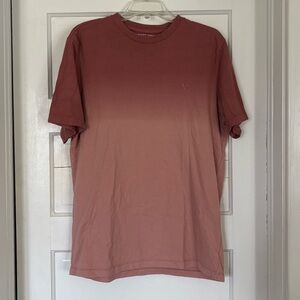 2/$20 American Eagle Outfitters Men’s Ombre T-Shirt - Dusty Rose to Blush